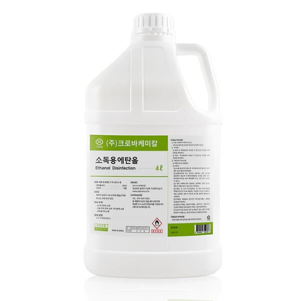 크로바세제나라 크로바 소독용에탄올 83% 4L - 최저가 11,940원
