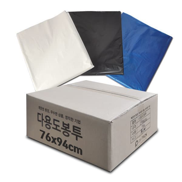 그린코리아greenkorea 평판 비닐봉투 (대) 76x94 (500장) - 최저가 69,320원