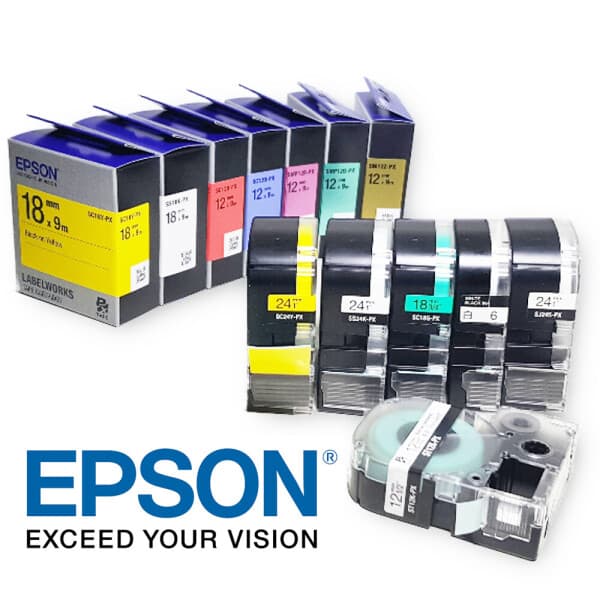 OAplus EPSON 정품 엡손라벨테이프 SC9Y SC12Y SS9K SS12K
