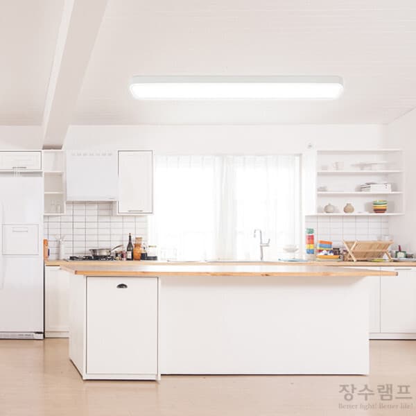 해피램프 장수램프 50W 소프트 주방 2등 1185x155 플리커프리 삼성칩