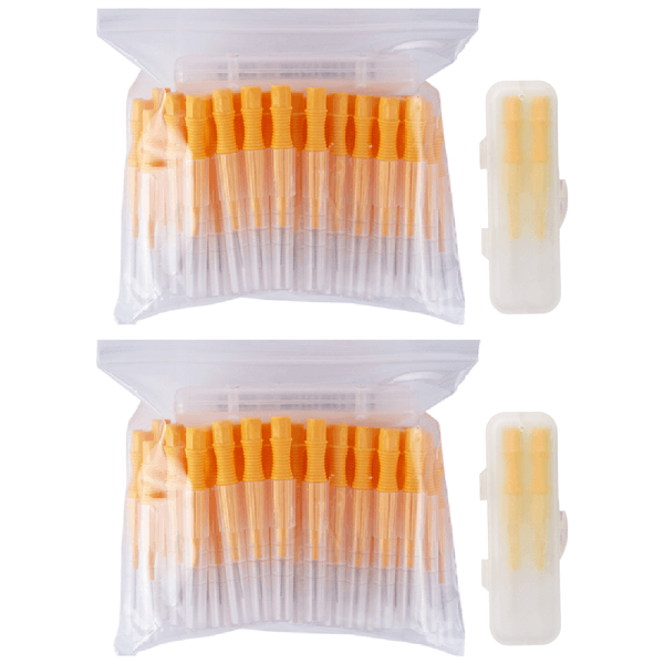 JS덴탈 메디메이트 치간칫솔 i형 50P X2팩 0.8mm 휴대용 케이스 + 정리대
