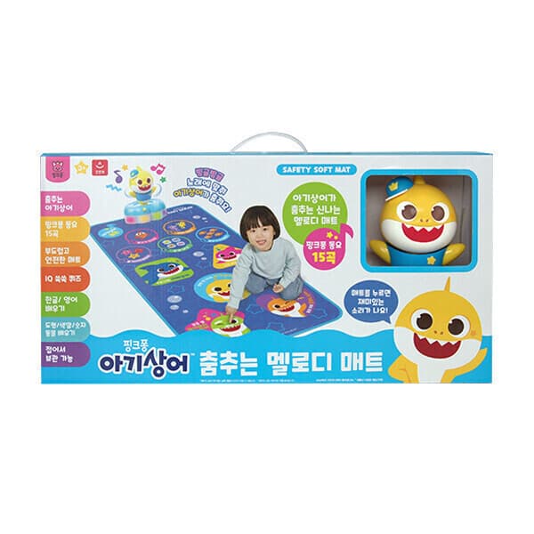 오로라월드 핑크퐁 아기상어 멜로디 댄싱매트 - 최저가 35,000원
