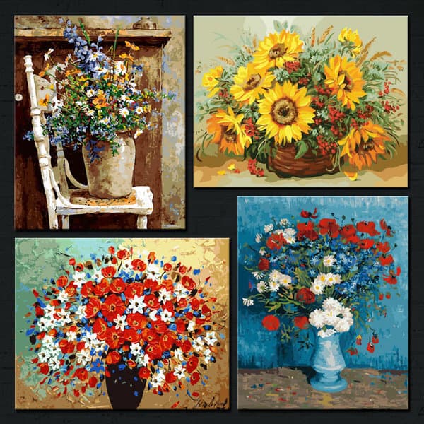 DIY캔버스페인팅 DIY 명화그리기 정물 40x50 - 최저가 16,500원