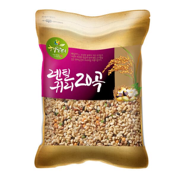 [현대농산] 렌틸콩+귀리혼합 20곡 5kg / 10kg - 최저가 10,500원