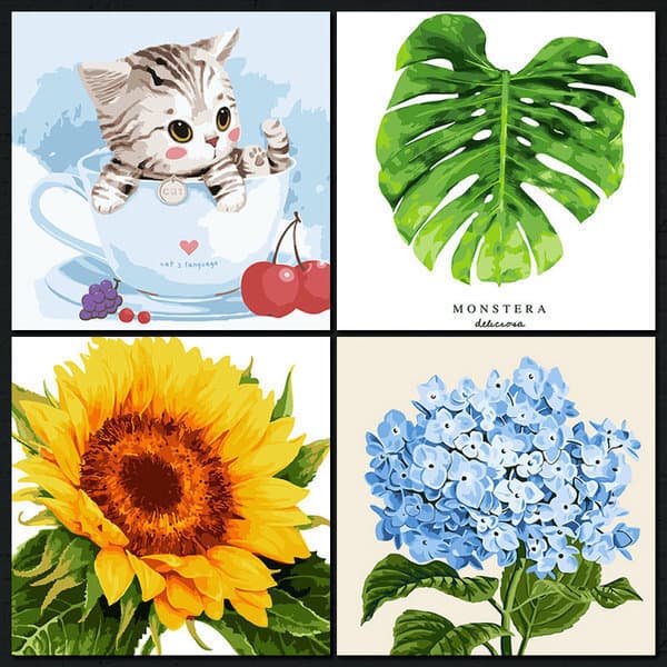 명화그리기 DIY 명화그리기 감성 25x25 - 최저가 11,000원