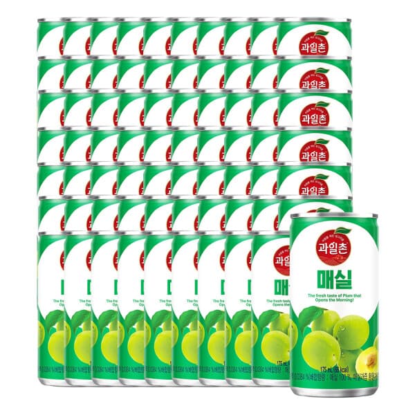 해태음료-스타배송 과일촌 매실 드링크 175ml 캔 30x2박스 - 최저가 16,900원