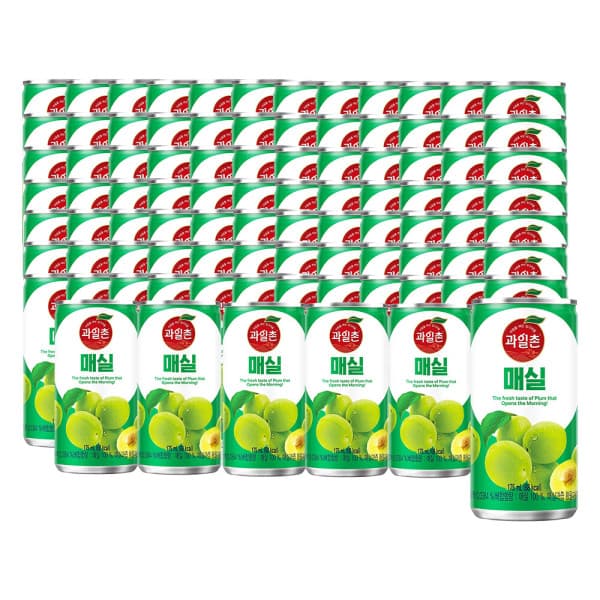 해태음료-스타배송 과일촌 매실 드링크 175ml 캔 30개 3박스 - 최저가 27,900원
