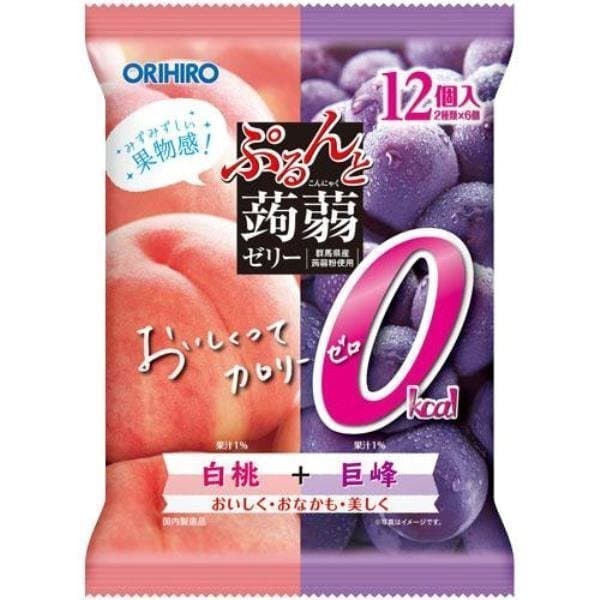 ★아가토리★ 오리히로 곤약젤리 파우치 백도+거봉 12봉지 - 최저가 45,000원