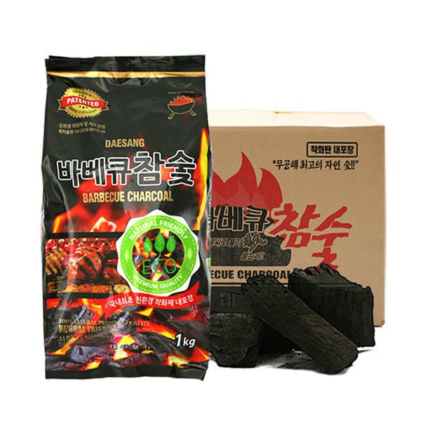 보배태망석쇠 보배물산 바베큐참숯 1kg 1박스 - 최저가 37,000원