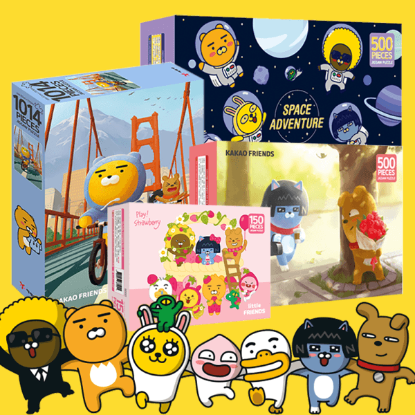 zzle 카카오프렌즈 퍼즐 150/500/1000피스 - 최저가 14,500원