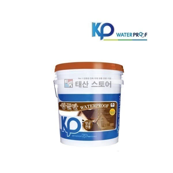 태산스토어 KP방수 슁글탄 아스팔트 슁글방수제 18KG