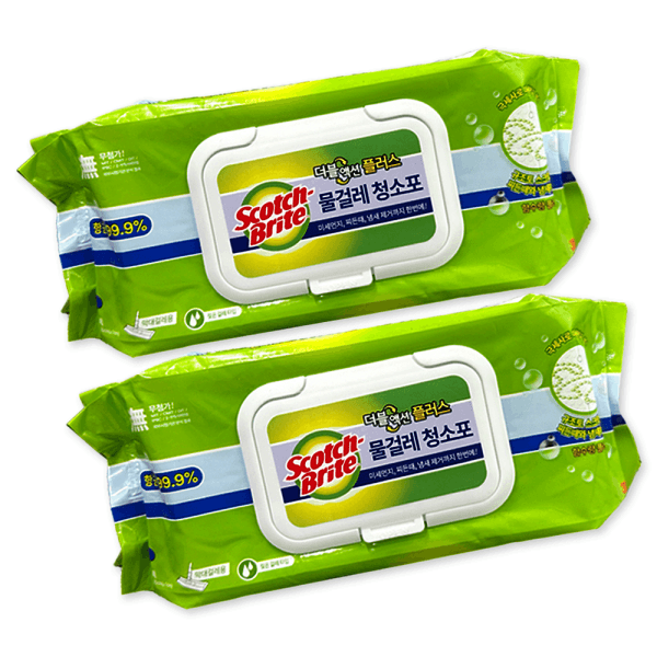 마미프라임 3M 물걸레 청소포 20매 x 2개 대형 더블액션 플러스 - 최저가 22,900원