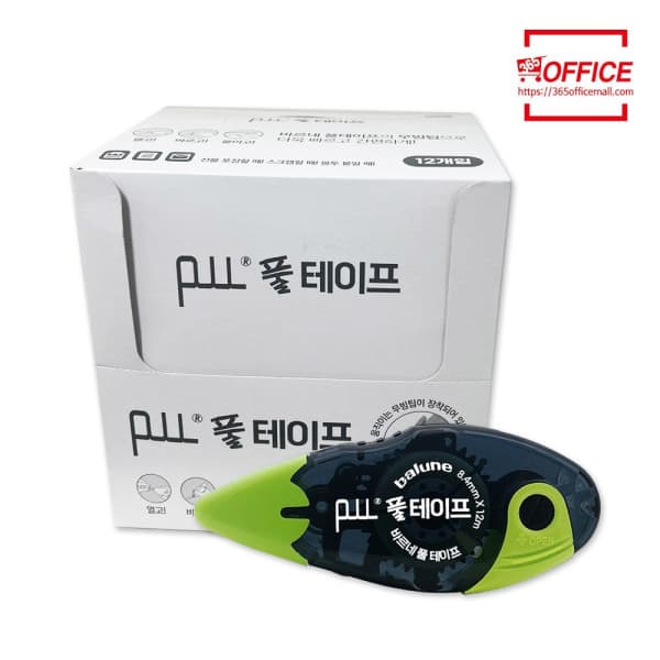 365오피스몰 바르네 풀테이프 BGT-0180 1갑 12개입