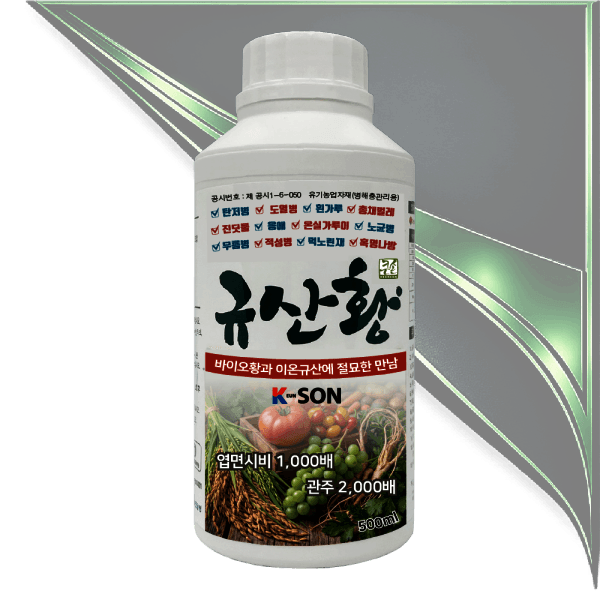 스마트한농부 규산황 진딧물 총채벌레 고추 탄저병 친환경살충제