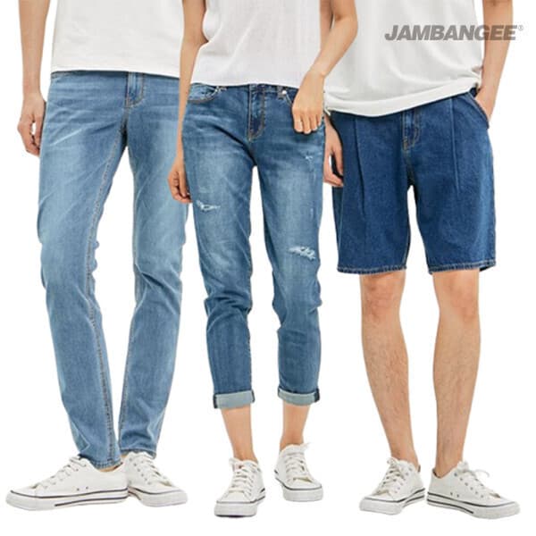 jambangee 잠뱅이 남/여 공용 데님 청바지 팬츠 - 최저가 9,000원