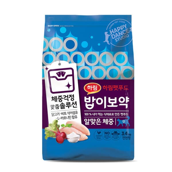 하림펫푸드 밥이보약 CAT 알맞은체중 3.4kg