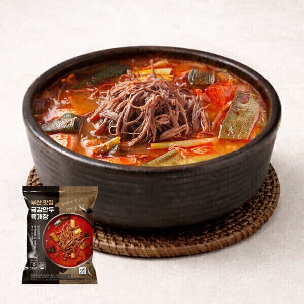 참도깨비_스타배송 금강만두 육개장 630g x5봉