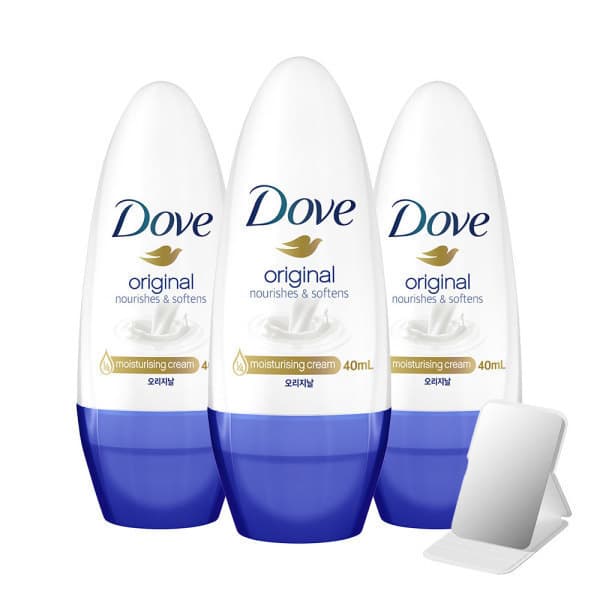 유니레버 데오드란트 롤온 40ml 오리지널 3개