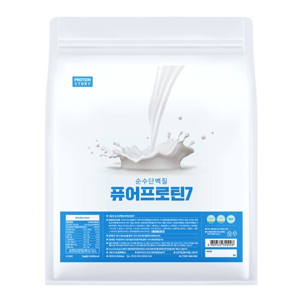 프로틴스토리 퓨어프로틴7 유청 단백질보충제 3kg 네츄럴