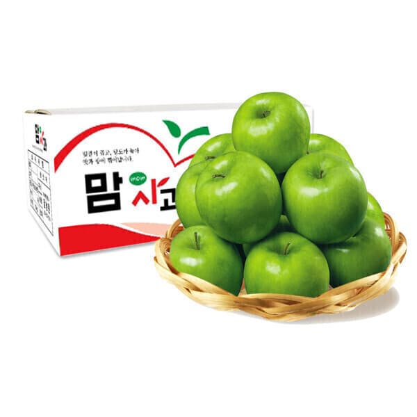 맘사과 맘사과 경북 안동 부사 초록사과 4kg