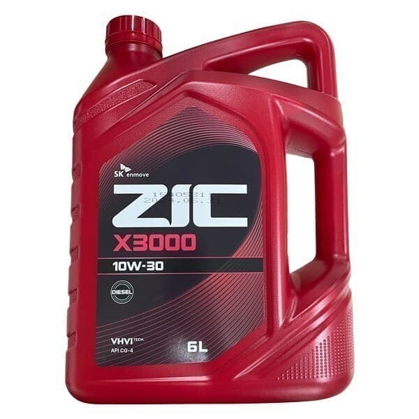 킹오일11 ZIC X3000 10W30 6L 디젤엔진오일