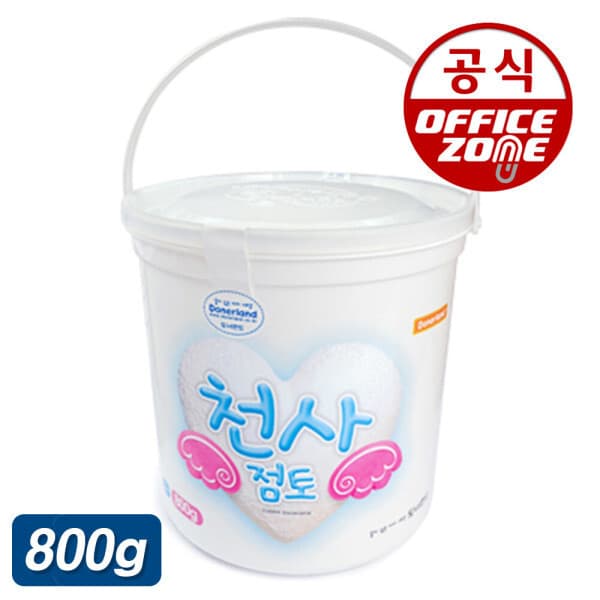 오피스존(주) 도너랜드 천사 점토 800g 벌크 찰흙 클레이