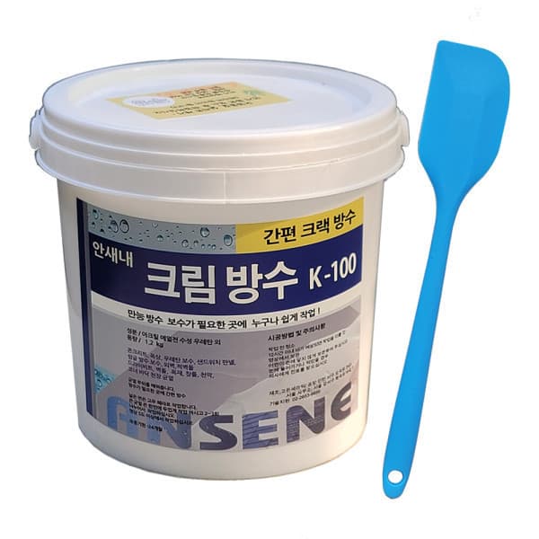 고든세라믹 크림방수 크렉보수 물새는곳에 바르는 투명크림 1.2kg 만능방수 K-100 옥상 외벽 균열보수 - 최저가 40,000원