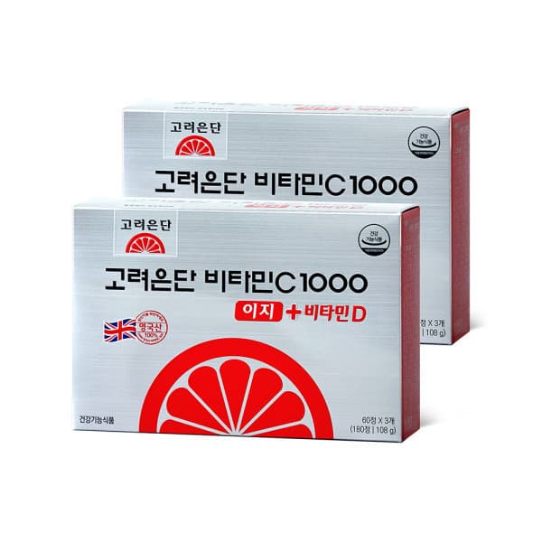 고려은단-헬스케어 비타민C 1000 이지+D 180정 2박스