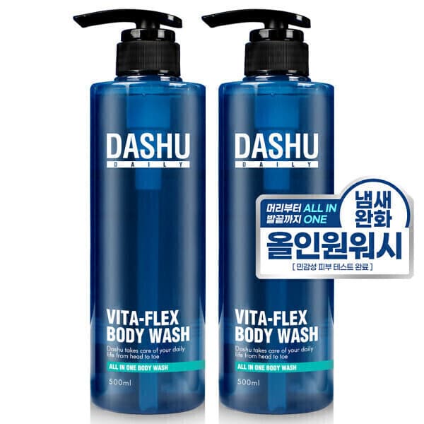 다슈본사직영 다슈 데일리 비타플렉스 올인원 바디워시 500ml 2개 - 최저가 27,500원