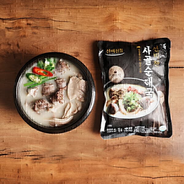 선비몰 선비찬 사골순대국 600g X 5봉 새우젓 3봉 - 최저가 21,900원