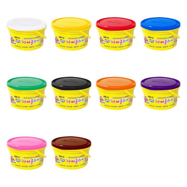 프랜즈문구 아모스 아이클레이 600g 10가지 색상