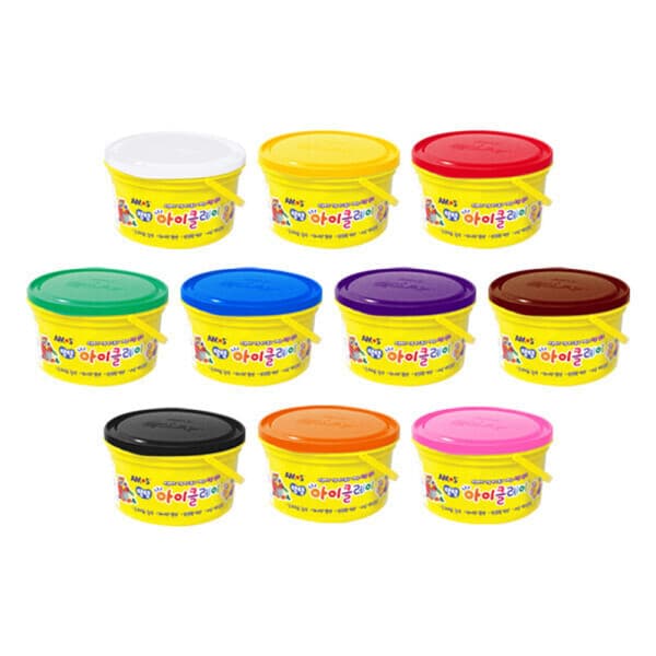 문구다모아 아모스 아이클레이 600g 낱색 10색