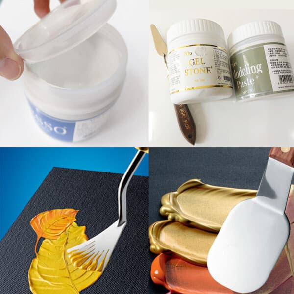 비젼mall DIY 백드롭 페인팅재료 나이프 젤스톤 모델링페이스트