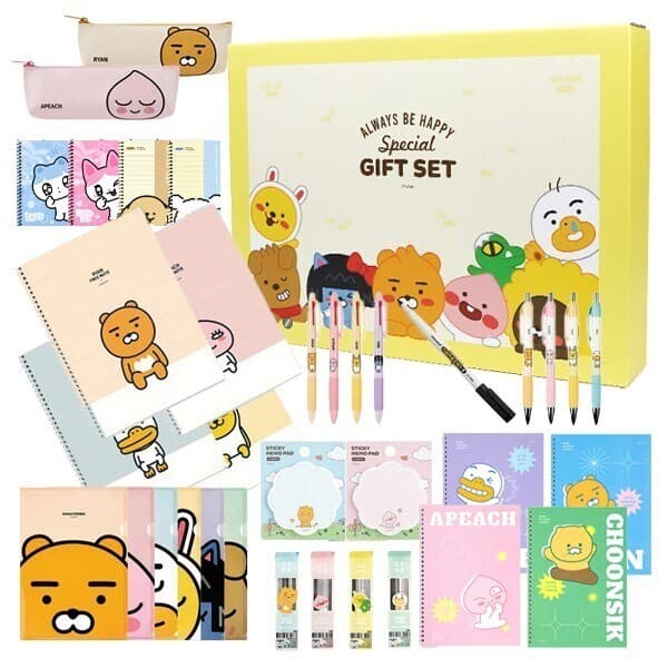 (주)모닝오피스 (재미스쿨) 카카오프렌즈 문구세트 Bright Day SET - 최저가 17,900원