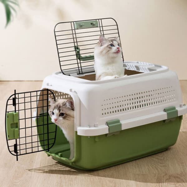 꼬리살랑 강아지 고양이 켄넬 케이지 M사이즈