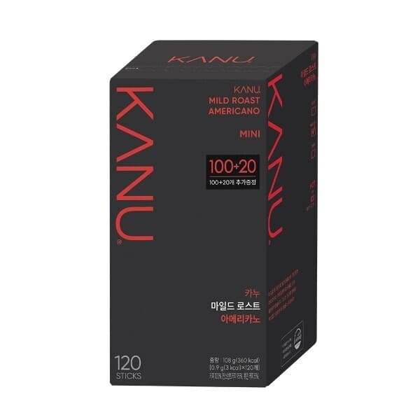 W쇼핑_온라인몰 맥심 카누 미니 마일드 100T+20T