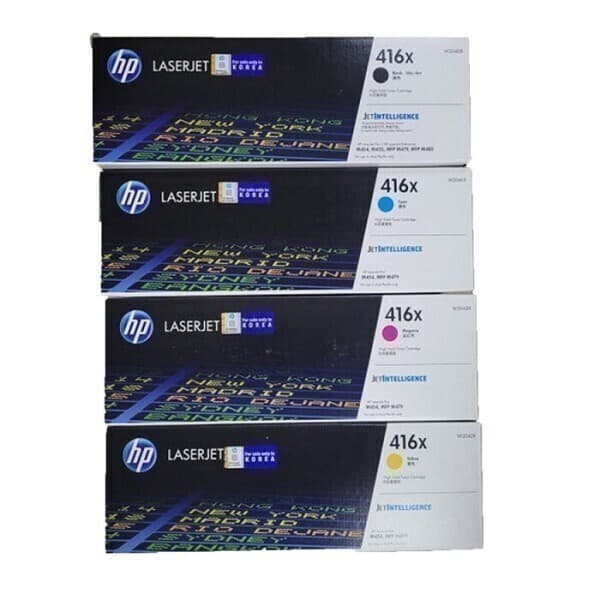 프린터올인원 HP 정품 W2040X+W2041X+W2042X+W2043X 토너 세트