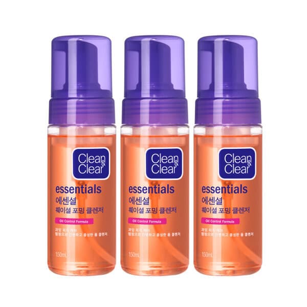 켄뷰 클린앤클리어 에센셜 훼이셜 포밍클렌저 150ml 3개