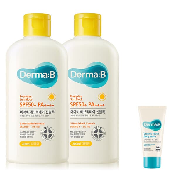 현대Hmall 더마비 애브리데이 대용량 선블록 200ml 1+1 워시30ml
