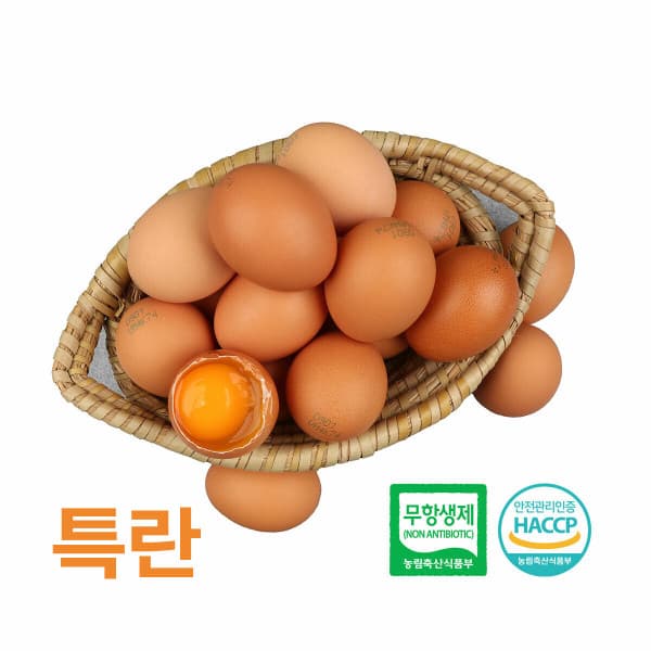 신세계라이브쇼핑-몰 알부자집 무항생제 계란 특란 90구(30구X3판)