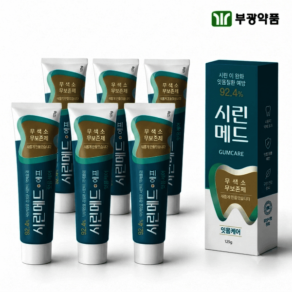 부광약품 부광약품 시린메드 검케어민트 치약 125g 6개 - 최저가 25,800원