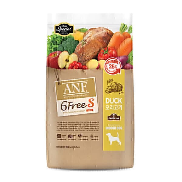 몰리스펫샵 ANF 6free S 오리 8kg - 최저가 72,900원