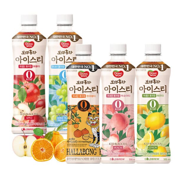 동원공식스토어 동원 보성홍차 아이스티 제로 복숭아 500ml x 24병