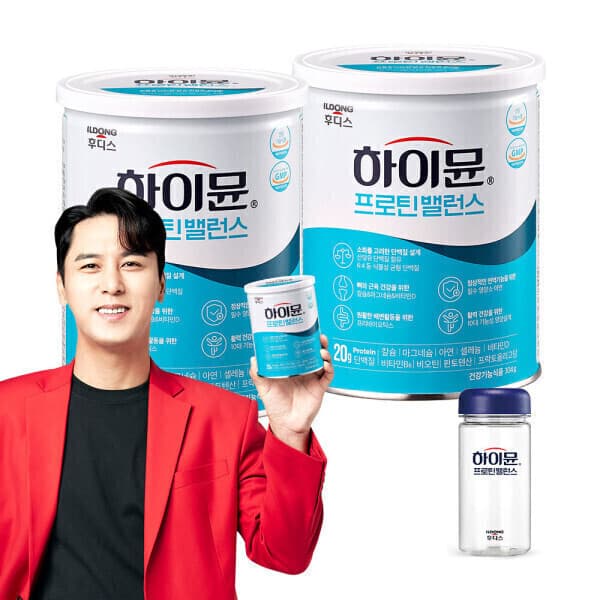 일동후디스(주) NEW 업그레이드 하이뮨 프로틴 밸런스 304g 2캔 +보틀