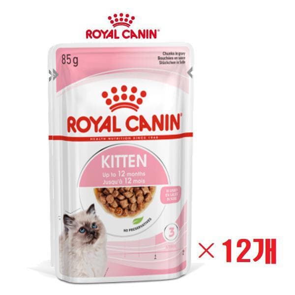 초특가펫 로얄캐닌 키튼 파우치 85g 12개