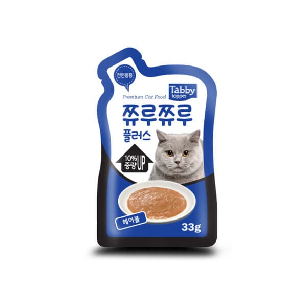 국민펫샵 쮸루쮸루 플러스 헤어볼 33g x 48개