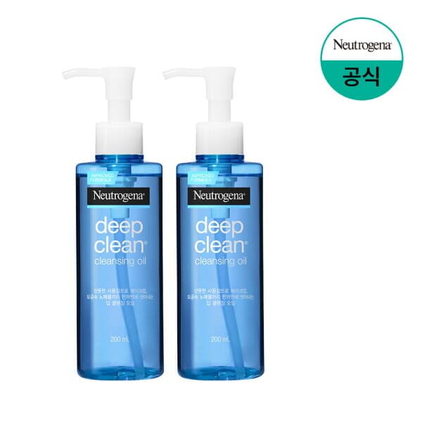 롯데 아이몰 뉴트로지나 딥클린 클렌징 오일 200ml x2 + 아크네폼 40g