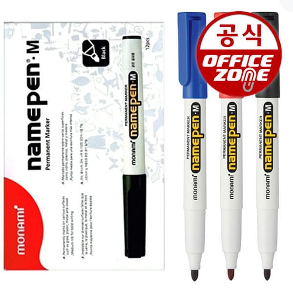 오피스존스토어 모나미 네임펜M 12자루