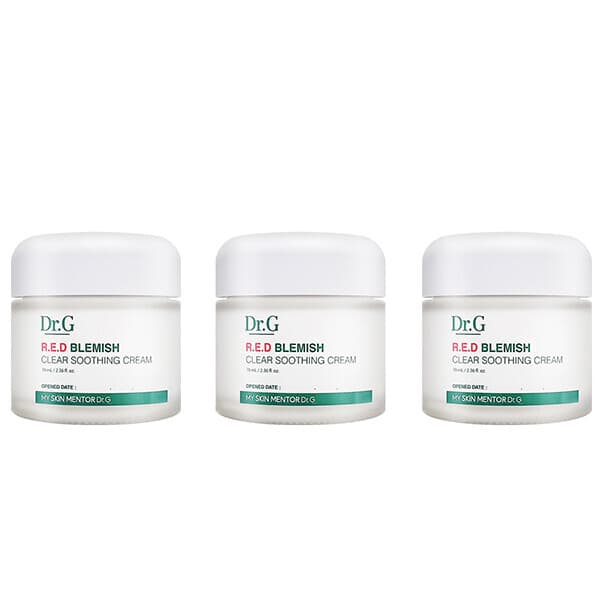 연두네이처 닥터지 레드 블레미쉬 클리어 수딩 크림 70ml 3통 - 최저가 65,800원