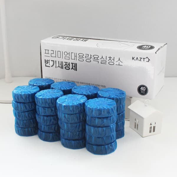 가쯔 대용량 욕실 청소 변기세정제 50g X 40개 - 최저가 7,400원